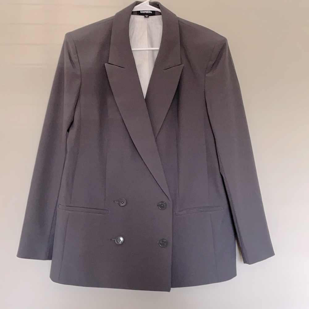 EXPRESS Oversized Double-breasted Blazer